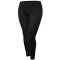 thumbnail image 1 of FashionOutfit Women's Cotton Spandex Full length Good Strechy Plus Size Legging, 1 of 3
