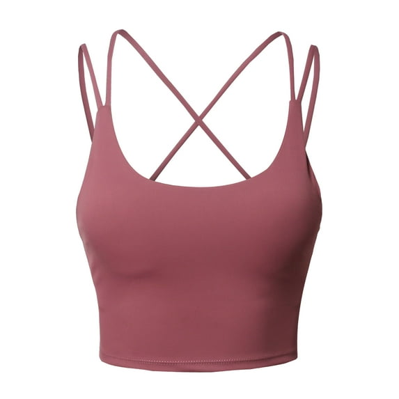 FashionOutfit Women's Daily Sports Bras-Padded High Impact Support Workout Top
