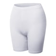 thumbnail image 1 of FashionOutfit Women's Essential Active Daily Cotton Mid Rise Biker Shorts, 1 of 1