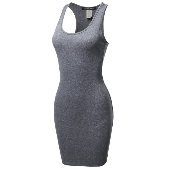FashionOutfit Women's Fitted Floral or Camouflage Printed Sexy Body-Con Racer-Back Fitted Dress