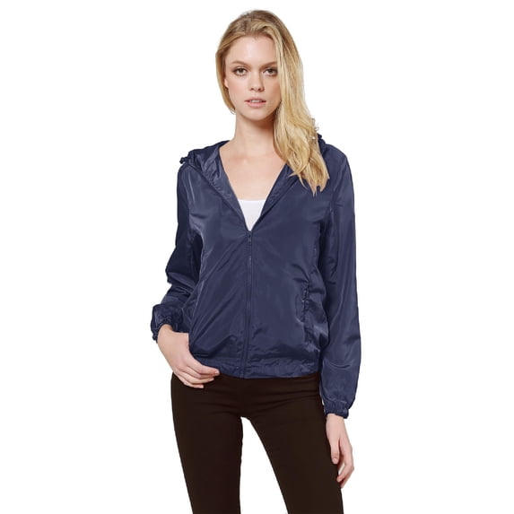 FashionOutfit Women's Lightweight Solid Wind Proof Outdoor Sports Jacket