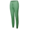 thumbnail image 1 of FashionOutfit Women's Liight-weight French Terry Activewear Jogger Track Cuff Running Sweatpants, 1 of 1