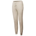 thumbnail image 1 of FashionOutfit Women's Liight-weight French Terry Activewear Jogger Track Cuff Running Sweatpants, 1 of 1