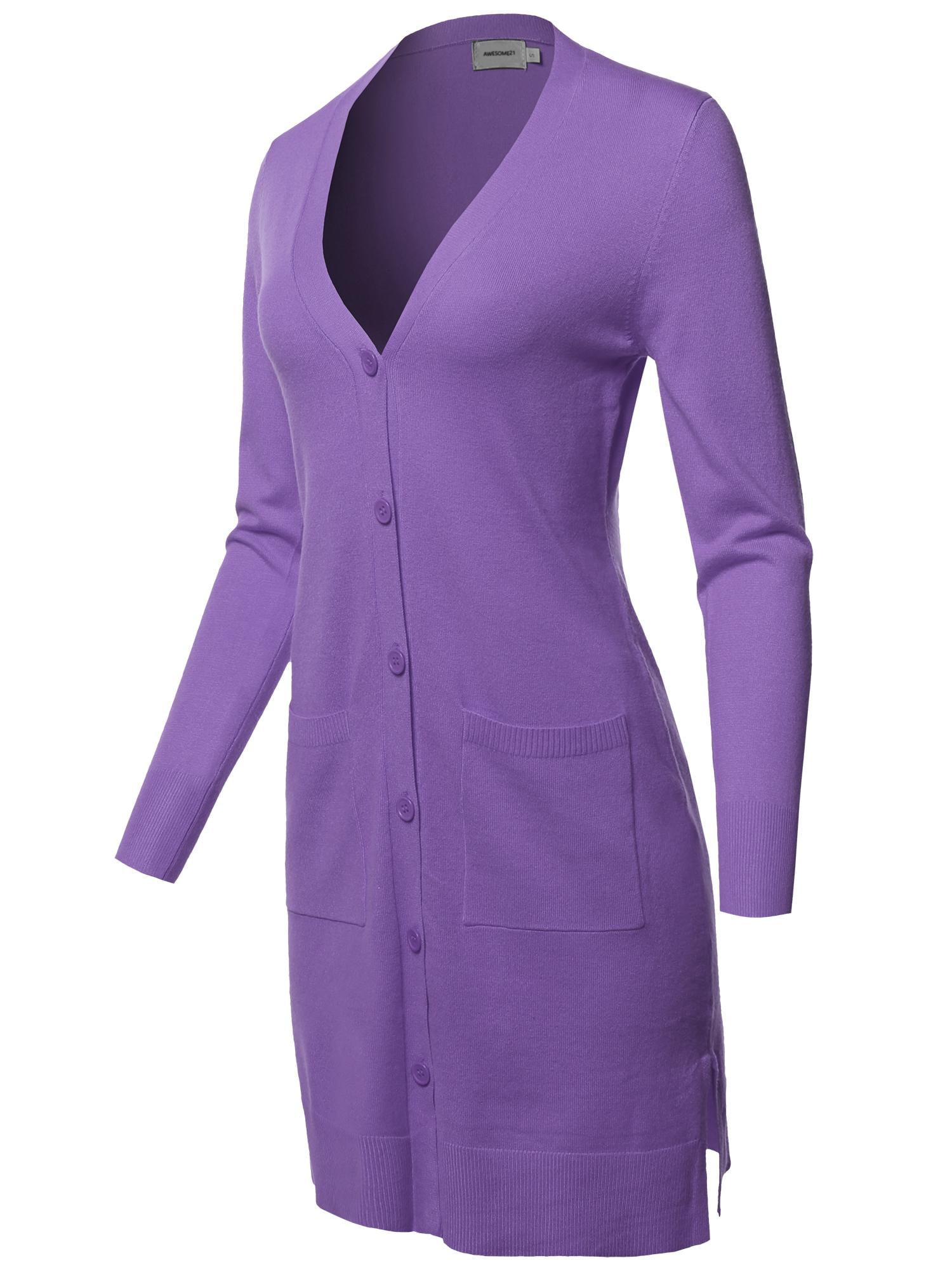 Women's Longline Open Front Cardigan – Viscose Knit, Button-Up, Casual Comfort For Everyday - View #12