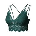 thumbnail image 1 of FashionOutfit Women's Sexy Floral Lace Crochet Adjustable Spaghetti Strap Bralette, 1 of 1