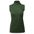 thumbnail image 1 of FashionOutfit Women's Soft Sleeveless Turtleneck Sweater Top, 1 of 4