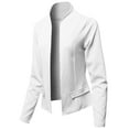 thumbnail image 1 of FashionOutfit Women's Solid Classic Lightweight Shrug Blazer Jacket - Made in USA, 1 of 1