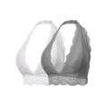 thumbnail image 1 of FashionOutfit Women's Solid Lace Cami Halter Neck Bralette, 1 of 1