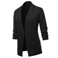 thumbnail image 1 of FashionOutfit Women's Solid Open Front 3/4 Sleeve Blazer, 1 of 1