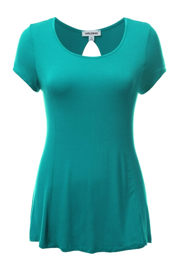 Women's Strech Soft Rayon Spandex Sleeve Skinny look Plus size Tops