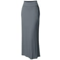 thumbnail image 1 of FashionOutfit Women's Stylish Fold Over Flare Long Maxi Skirt, 1 of 1