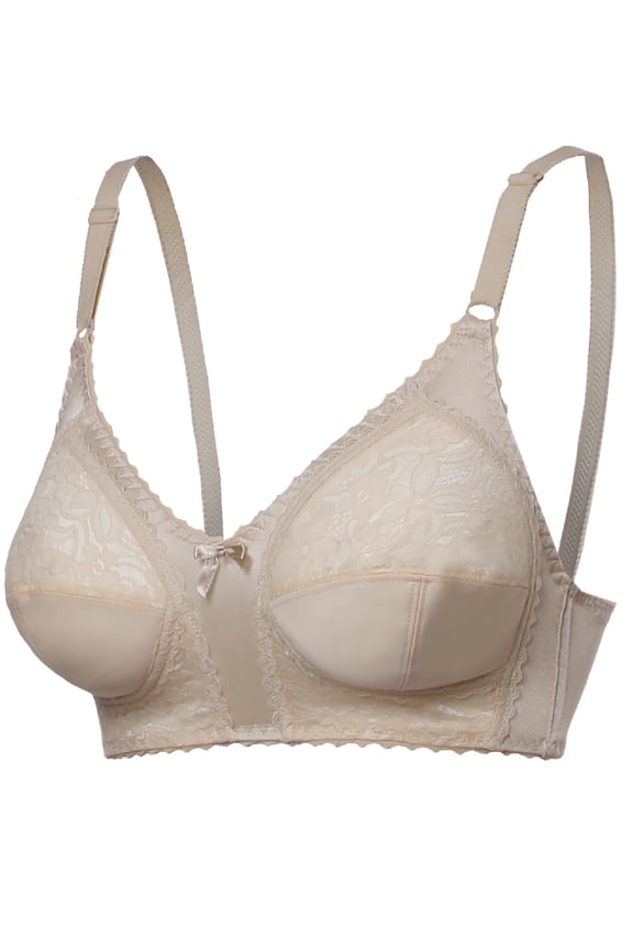 Women's Wireless No Padded Lace Nursing Bras