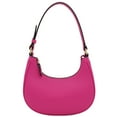 thumbnail image 1 of FashionPuzzle Small Crescent Shoulder Bag Underarm Purse (Fuchsia), 1 of 7