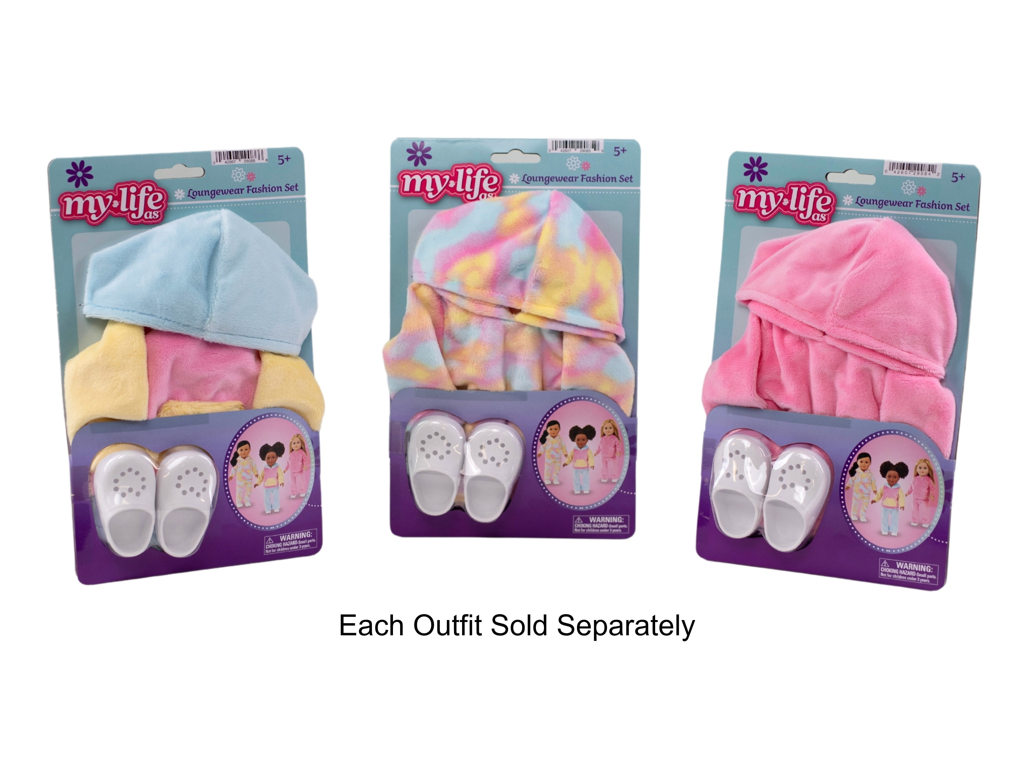 My Life As Loungewear Fashion Set for 18-inch Doll, 3 Pieces Included