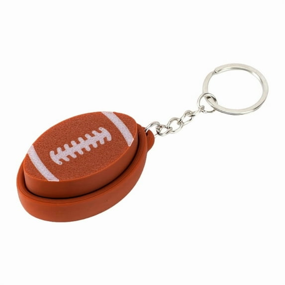 Fashionabel 3D Printing Button Decompression Keychain Set Featuring Basketball Baseball Football Tennis Designs