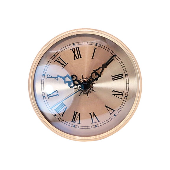 Fashionable 108mm Retro Metal Clock Face With Smooth Motion And traditional Numerals