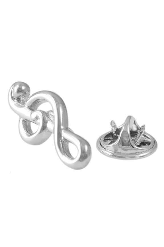 Fashionable 3D Music Note Pin Brooch Adornment for Parties Concerts and Event