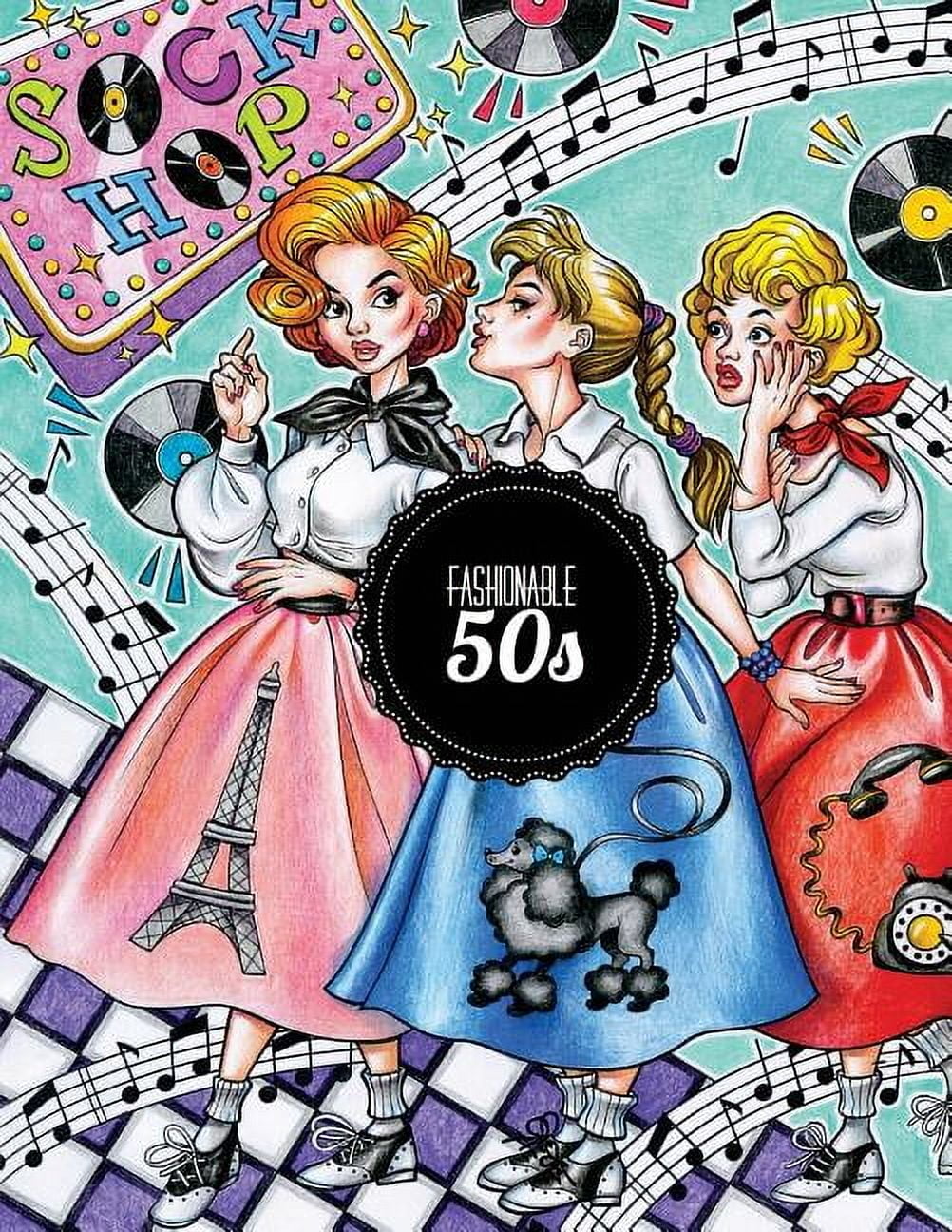 「Lifestyle Illustration of the 50s」 LIFESTYLE ILLUSTRATION OF THE 1950S by Carlton Books: Very