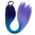 thumbnail image 1 of Fashionable 9 Braid Dreadlock Ponytail Hair Extension Bright Color For Parties, 1 of 6