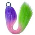 thumbnail image 1 of Fashionable 9 Braid Dreadlock Ponytail Hair Extension Bright Color For Parties, 1 of 6
