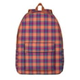 thumbnail image 1 of Fashionable Abstract Plaid Backpack, Large Interior, Waterproof and Lightweight, 1 of 5