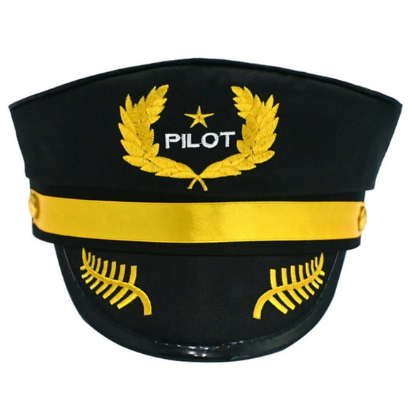 Fashionable Airline Pilot Hat Outdoor Travel Hat Fashionable Sun Militaries Hat for Travel and Sun Protection