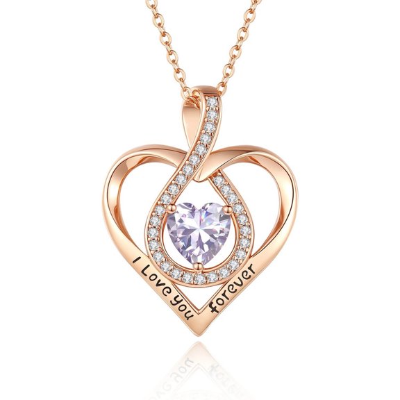 Fashionable Alloy Necklace with Unique Zodiacs Birth Stone Charm Handmade Neckchain Accessory Stylish Date Night Jewelry