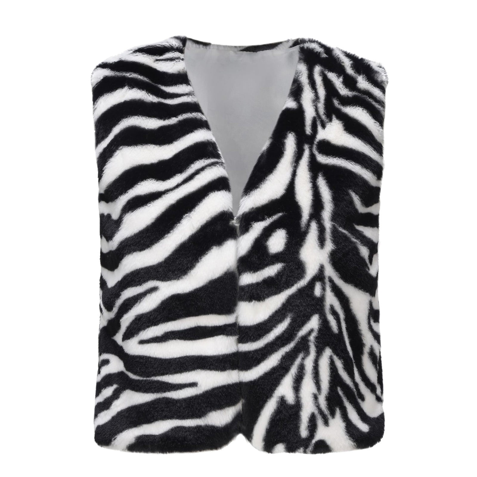 Fashionable And Versatile Short Leopard Print Vest Jacket For Autumn