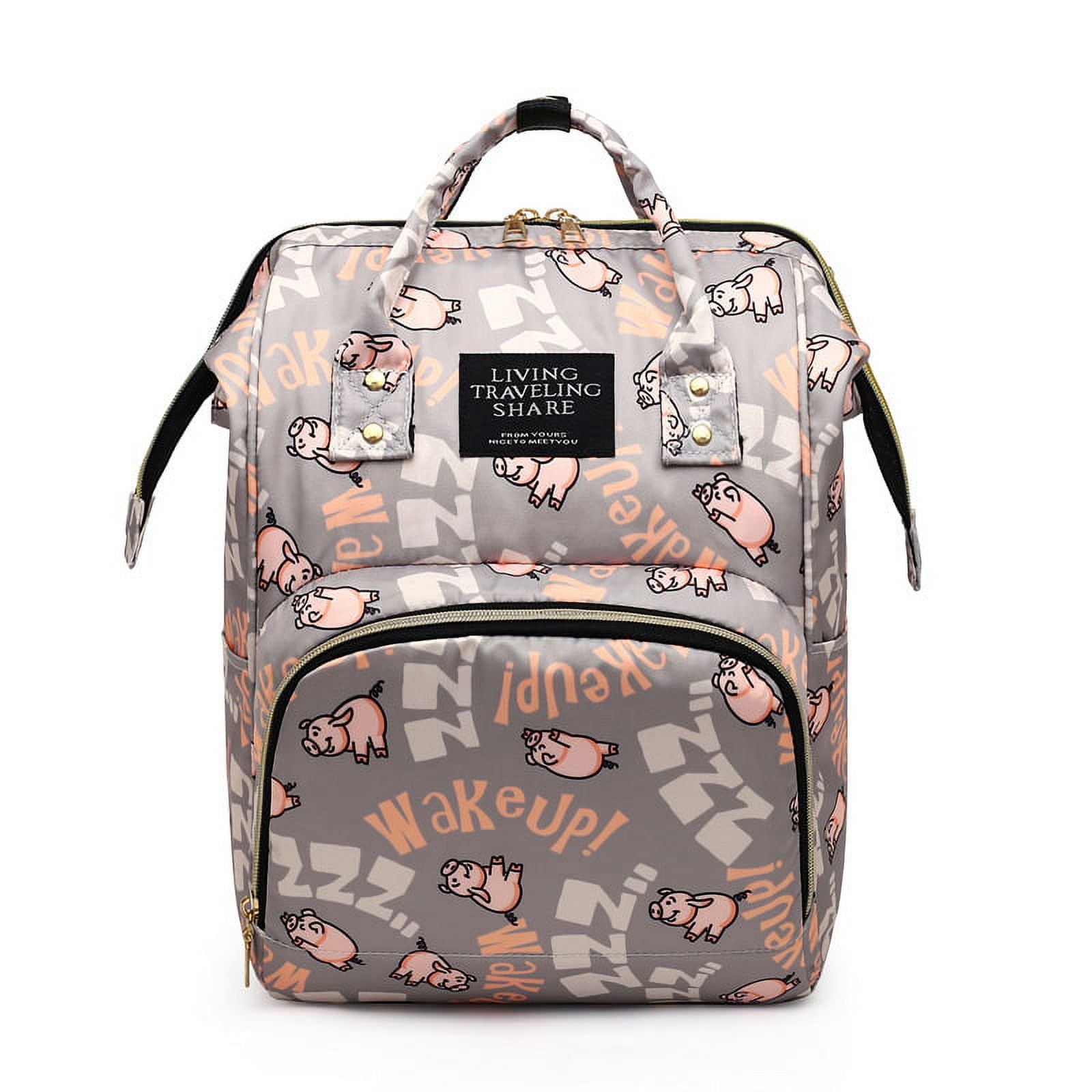 Fashionable Backpack Diaper Backpack Mummy Bag Multifunctional Large Capacity Maternity Baby Changing Bags Baby Stroller Backpack