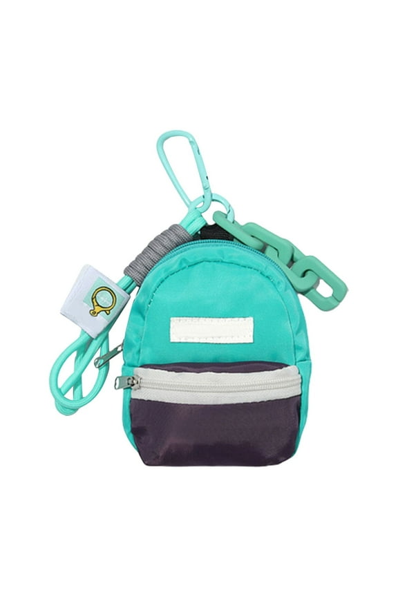 Fashionable Backpack Keychain Sturdy Polyester Miniature Backpack Keychain Adornment For Coin And Lipstick