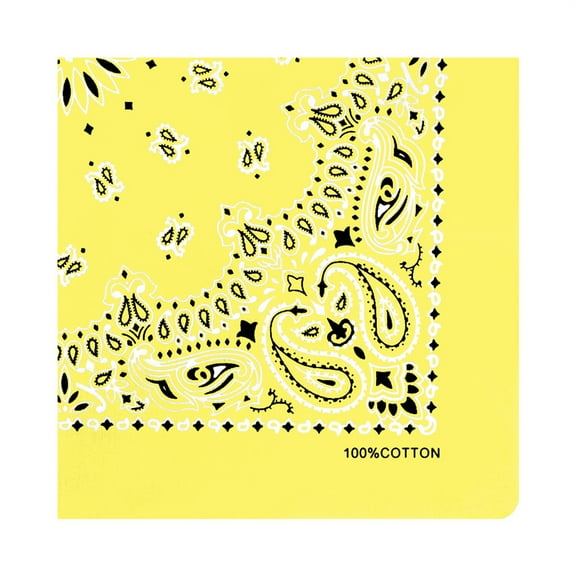 Fashionable Bandanas Headwrap Unisex Square Headscarf Casual Wear Handkerchief for Cycling Traveling