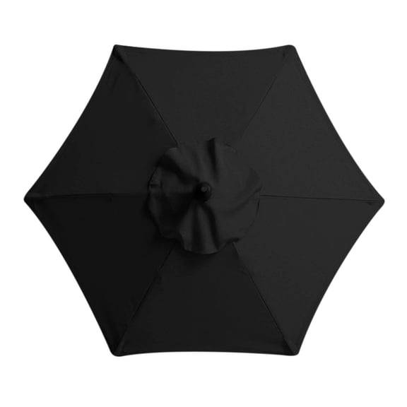 Fashionable Beach Umbrella - 106 Inch Sun Shade with Windproof Design, Travel-Friendly, Water-Resistant Fabric, Perfect for Camping and Outdoor Use Black