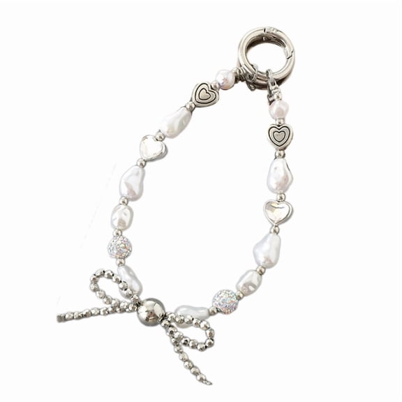 Fashionable Beaded Phone Charm Style Phone Attachment Elegant Phone Pendant Hand Phone Decoration for All Device Gift