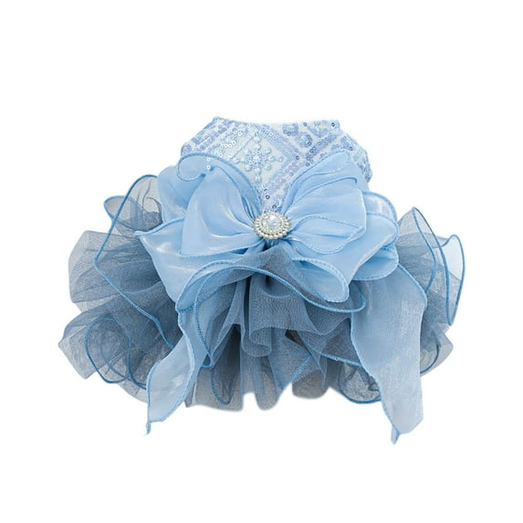 Fashionable Blingbling Tutu Dress Elegant Lace For Small Puppies Party Festive Celebration Pet Clothes Dog Dress