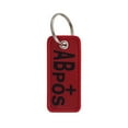 thumbnail image 1 of Fashionable Blood Type Keychain Pendant Embroidered Key Holder Fashionable Keyring Ornament for Social Event and Parties, 1 of 6