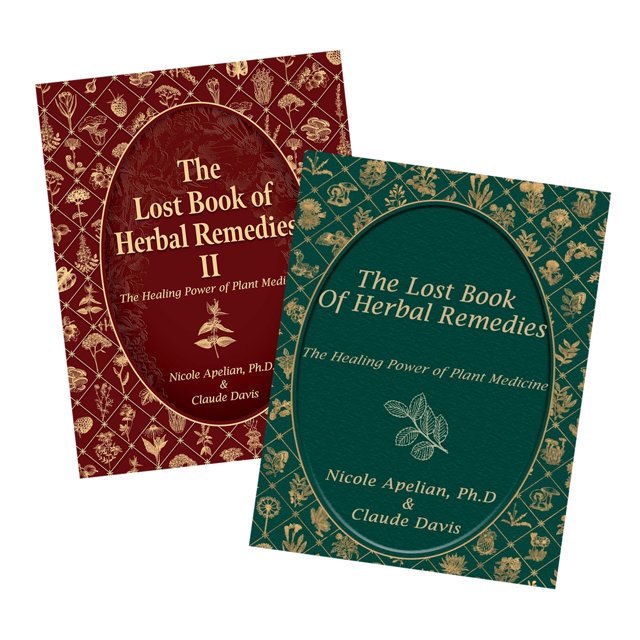 Fashionable Book The Lost Book of Herbal Remedies I&II Crafting Herbal