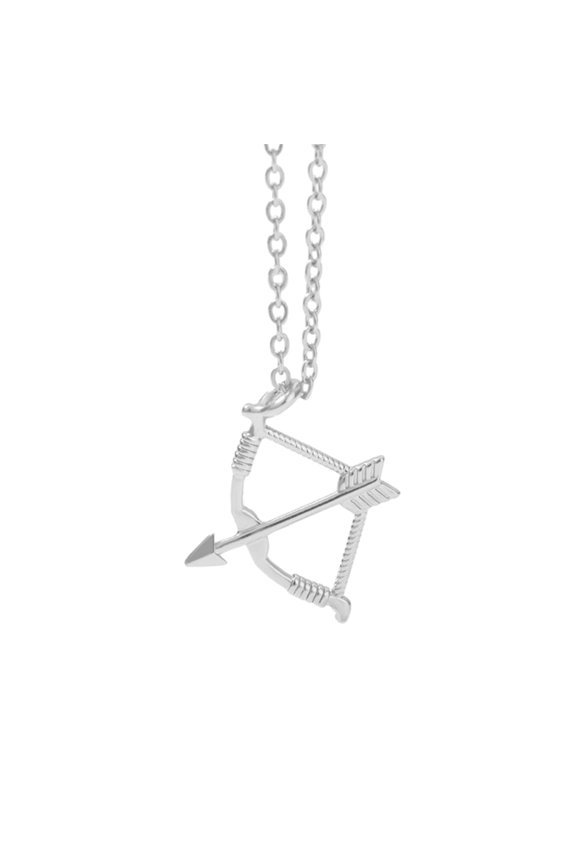 Fashionable Bow and Arrows Choker Trendy Gothic Clavicular Chain Archery Jewelry