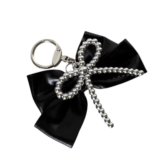 Fashionable Bowknot Keychain Pendant Stylish Phone Pendant Multi functional Accessory Chic Decoration for Bags and Phon