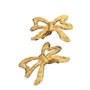 Fashionable Butterfly Bowknot Vintage Styles Without Pierced Ear Clip In Gold Plated Copper