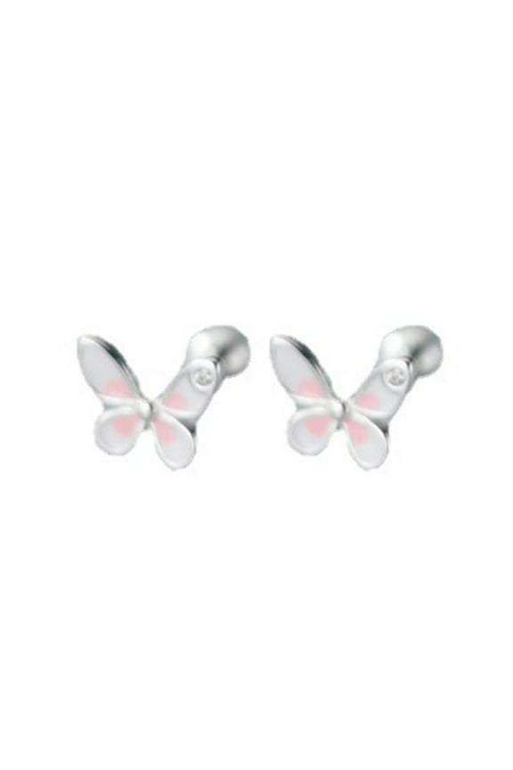 Fashionable Butterfly Screw Studs Earrings for Women Comfortable Everyday Wear Ear Accessories Sensitive Ears Jewelry