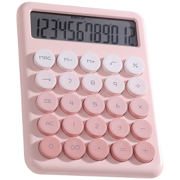 Fashionable Candy Desk Calculator With 12Digit Readout And Fun Button For Students And Teachers Calculator