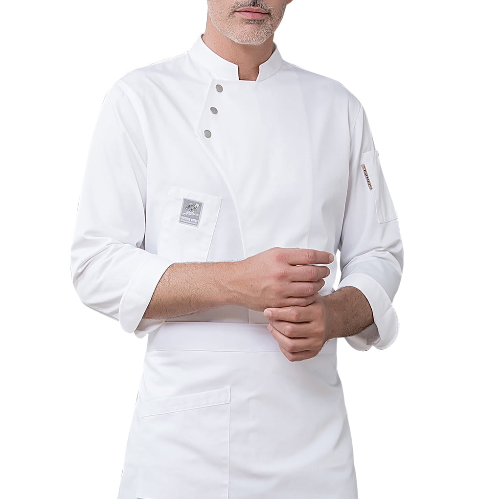 Click to Buy << New Arrival Adult Cook Suit Men's Long-sleeve Uniform  Clothes Male Kitchen Jacket Clothes Hotel Resta…