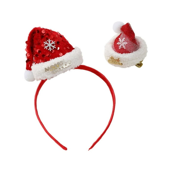 Fashionable Christmas Head Accessories for Girls - Hair Barrettes for Kids to Holiday