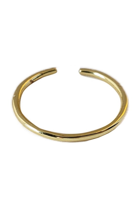 Fashionable Commuting Open Circular Adjustable Ring