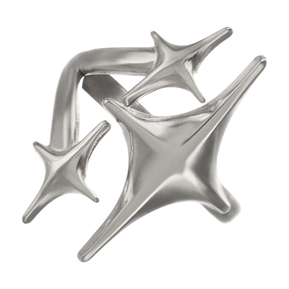 Fashionable Cosmiced Theme Sturdy Alloy Finger Rings Elegant Jewelry Statement Pieces for Memorable Occasions Wear