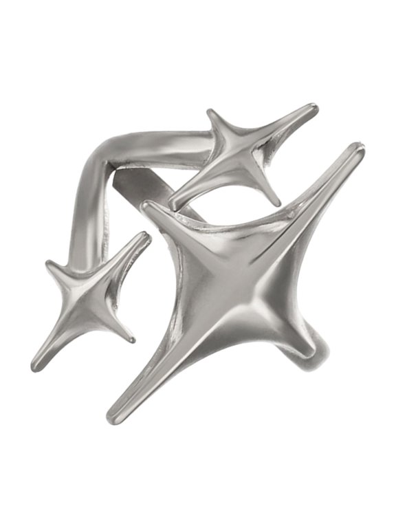 Fashionable Cosmiced Theme Sturdy Alloy Finger Rings Elegant Jewelry Statement Pieces for Memorable Occasions Wear