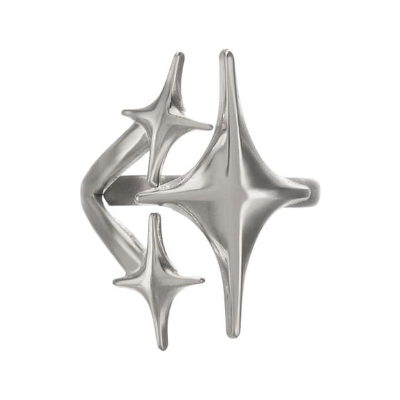 Fashionable Cosmiced Theme Sturdy Alloy Finger Rings Elegant Jewelry Statement Pieces for Memorable Occasions Wear