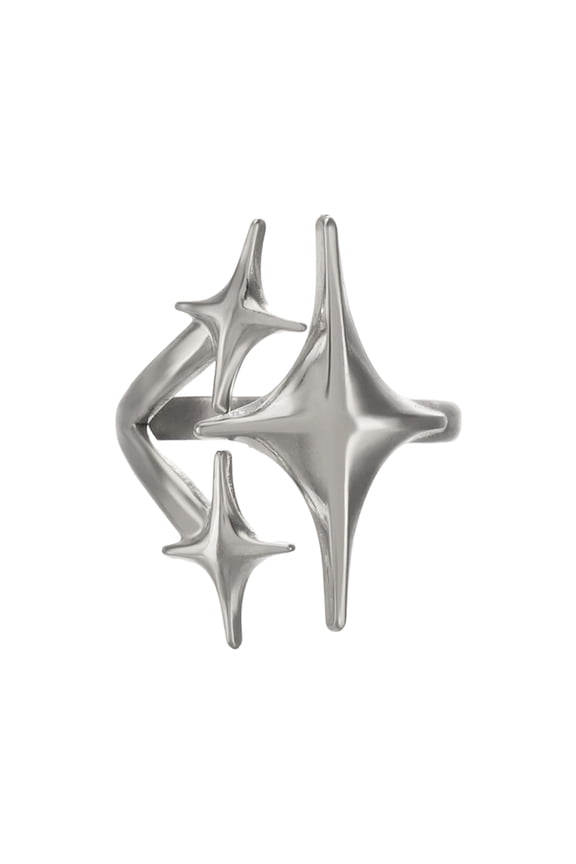 Fashionable Cosmiced Theme Sturdy Alloy Finger Rings Elegant Jewelry Statement Pieces for Memorable Occasions Wear