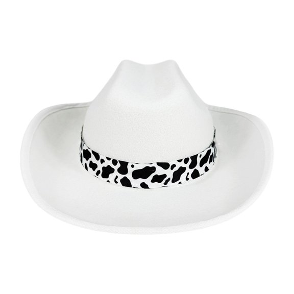 Fashionable Cow Pattern Accent Childrens Party Hat Comfortable Fabric Various Colors Available