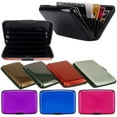 thumbnail image 1 of Fashionable Credit Card Protector Aluminum ID Case, Hard Shell Business Card Holder Travel Wallet for Men Women, 1 of 7